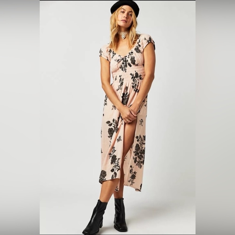 Free People Forget me Not MIDI Dress